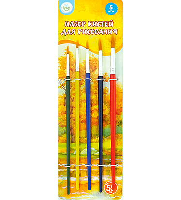 Painting Brushes, 5 pcs.